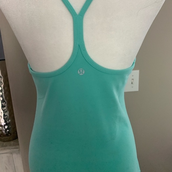 Lululemon Mint Green Spaghetti Strap Tank Top, size 8 - Picture 3 of 7